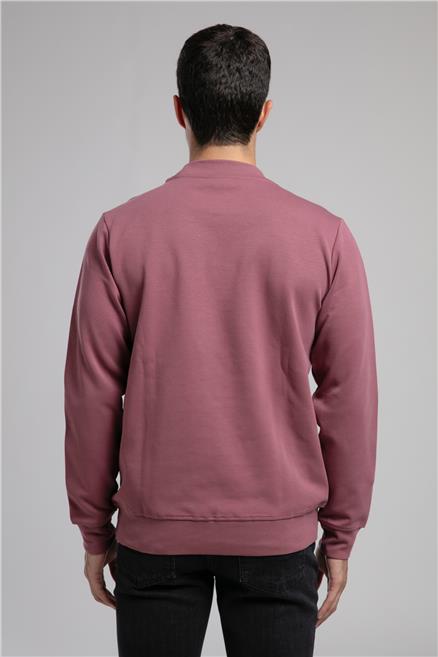Dorres Erkek O Yaka Sweatshirt Gül Kurusu