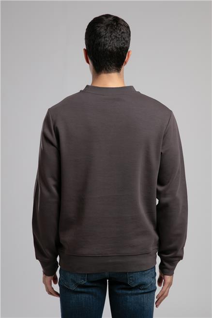 Dorres Erkek O Yaka Sweatshirt Kahve