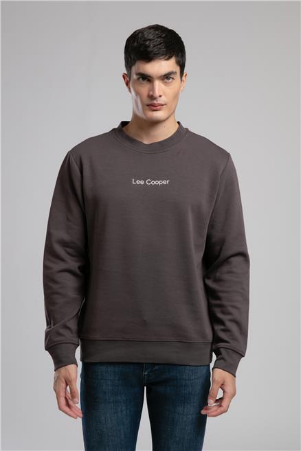 Dorres Erkek O Yaka Sweatshirt Kahve