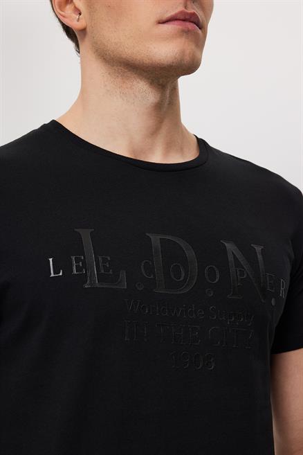 Ellery Erkek %100 Pamuk O Yaka T-Shirt Siyah