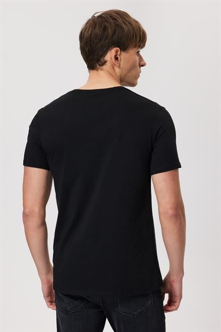 Ellery Erkek %100 Pamuk O Yaka T-Shirt Siyah