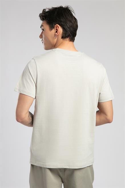 Elvis Erkek %100 Pamuk O Yaka T-Shirt Taş