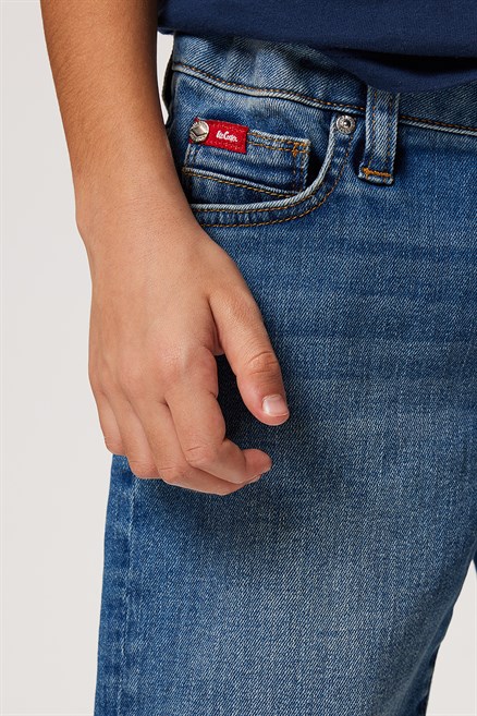 Elyo 5 Erkek Çocuk Jean Şort Denim
