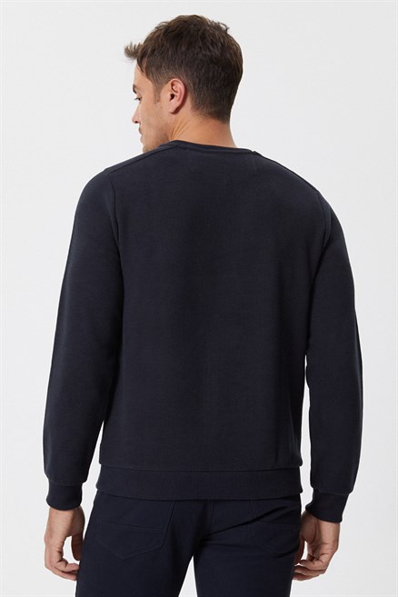Ethan Erkek O Yaka Sweatshirt Kahve-Karamel
