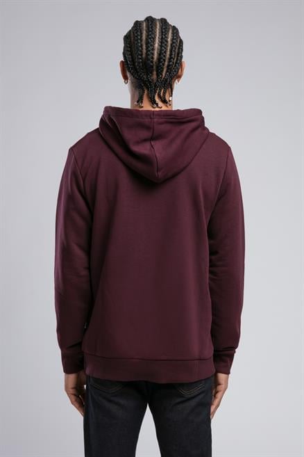 Faust Erkek Kapüşonlu Sweatshirt Mürdüm