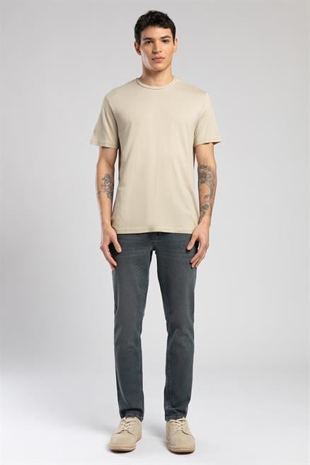 Gael Erkek O Yaka T-Shirt Bej