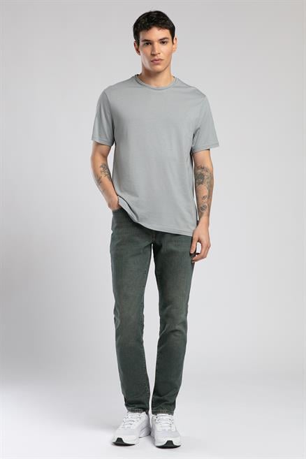 Gael Erkek O Yaka T-Shirt Gri