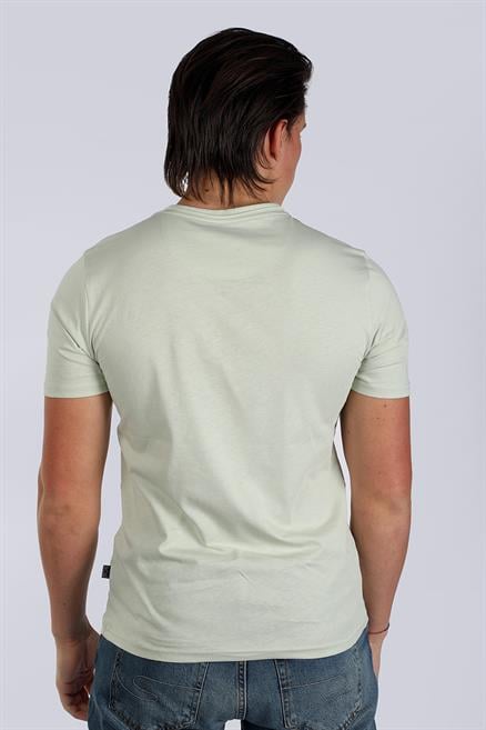 Gael Erkek %100 Pamuk O Yaka T-Shirt Mint