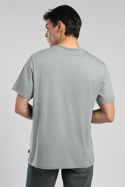 Gael Erkek O Yaka T-Shirt Gri