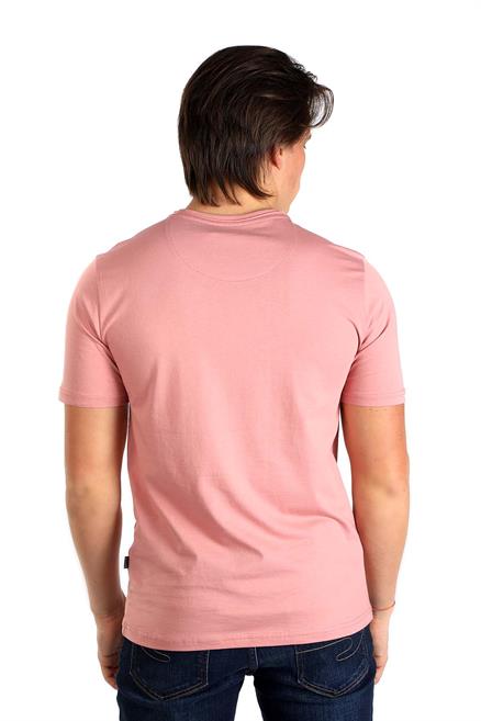 Gael Erkek %100 Pamuk O Yaka T-Shirt Somon