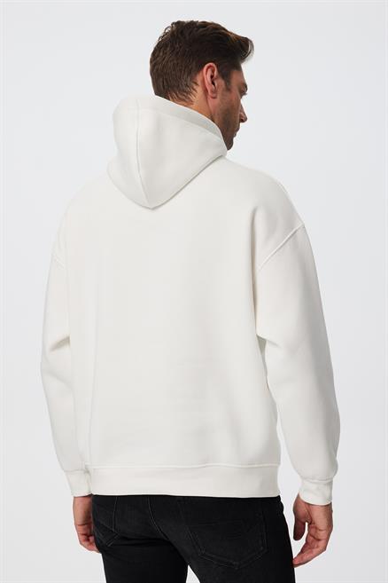 Gory Erkek Sweatshırt Beyaz 