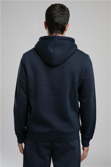 Greg Erkek Kapüşonlu Sweatshirt Koyu Lacivert