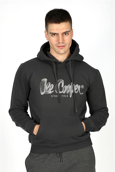 Gregory Erkek Kapüşonlu Sweatshirt Antrasit