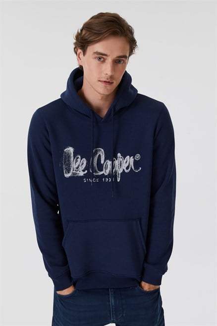 Gregory Erkek Kapüşonlu Sweatshirt Lacivert 