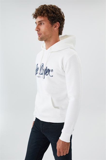 Gregory Erkek Kapüşonlu Sweatshirt Off White
