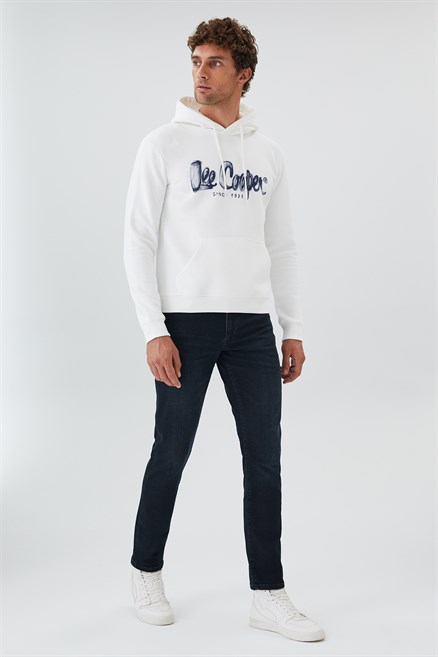 Gregory Erkek Kapüşonlu Sweatshirt Off White