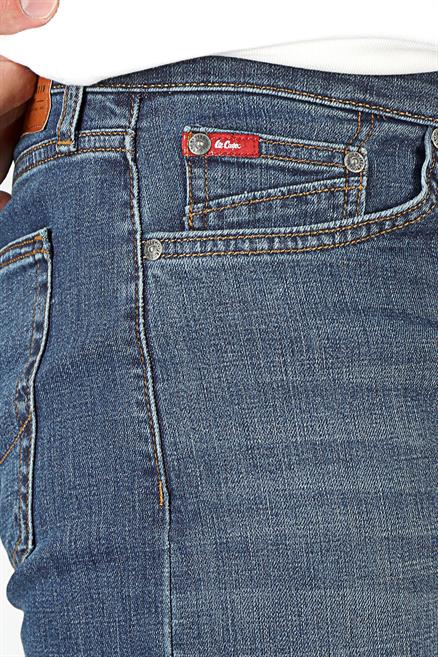 Harry Erkek Straıght Normal Kesim Normal Bel Düz Paça Jean Pantolon Mavi
