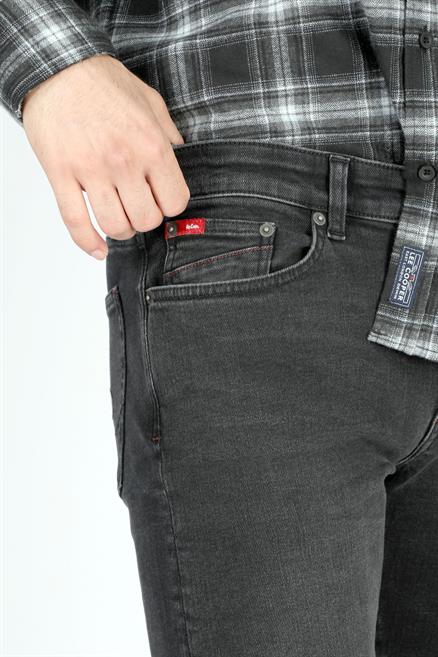 Harry Erkek Straıght Normal Kesim Normal Bel Düz Paça Jean Pantolon Antrasit