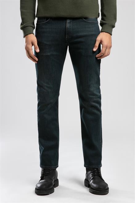 Harry Erkek Straıght Normal Kesim Normal Bel Düz Paça Jean Pantolon Yeşil