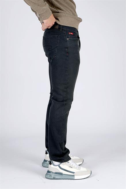 Harry Erkek Straıght Normal Kesim Normal Bel Düz Paça Jean Pantolon Mavi