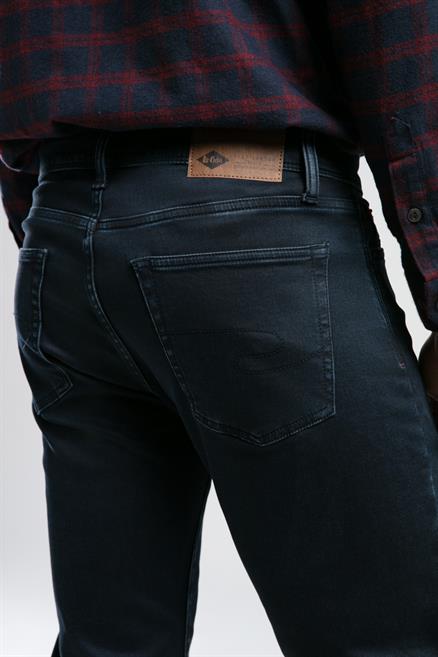 Harry Erkek Straıght Normal Kesim Normal Bel Düz Paça Jean Pantolon Mavi