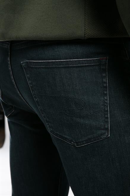 Harry Erkek Straıght Normal Kesim Normal Bel Düz Paça Jean Pantolon Yeşil