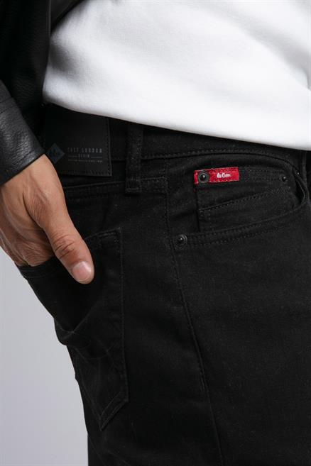 Harry Erkek Straıght Normal Kesim Normal Bel Düz Paça Jean Pantolon Siyah