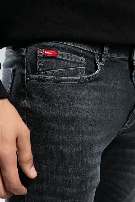 Harry Erkek Straıght Normal Kesim Normal Bel Düz Paça Jean Pantolon Gri