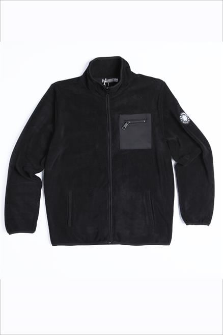 Hector Erkek Dik Yaka Sweatshirt Siyah