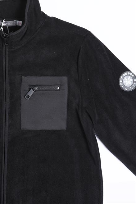 Hector Erkek Dik Yaka Sweatshirt Siyah