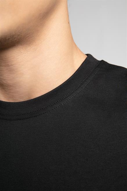 Hevass Erkek O Yaka T-Shirt Siyah