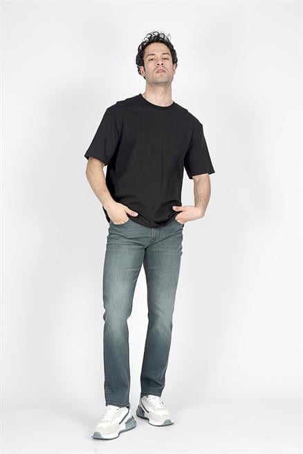 Hevass Erkek %100 Pamuk O Yaka T-Shirt Siyah