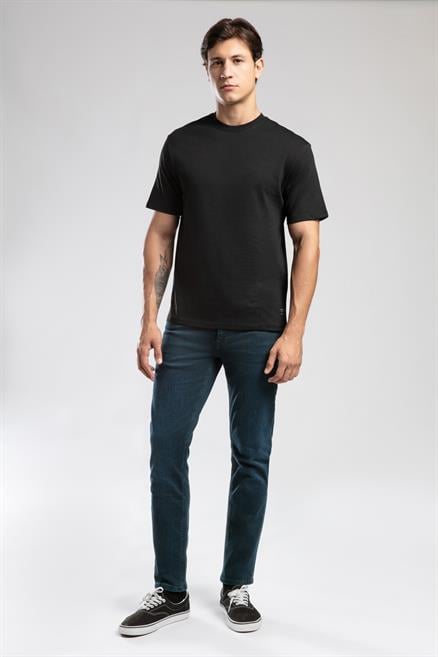 Hevass Erkek O Yaka T-Shirt Siyah