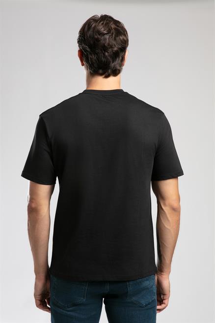 Hevass Erkek O Yaka T-Shirt Siyah