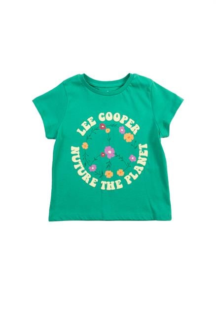 Imelda Kız Çocuk %100 Pamuk Örme T-Shirt Yeşil