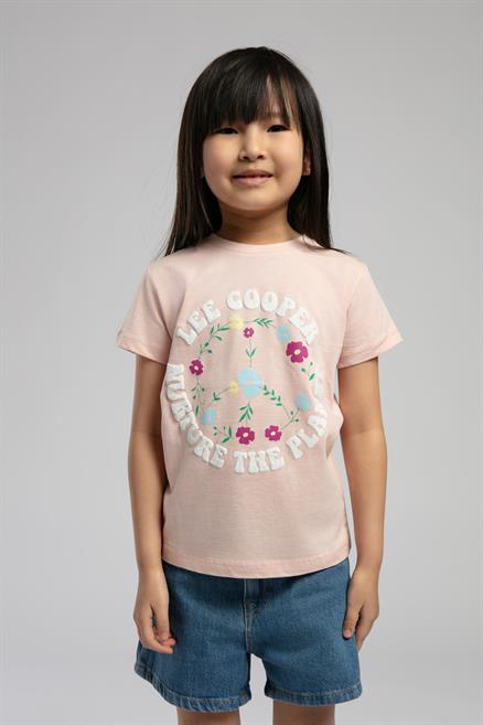 Imelda Kız Çocuk T-Shirt Pudra