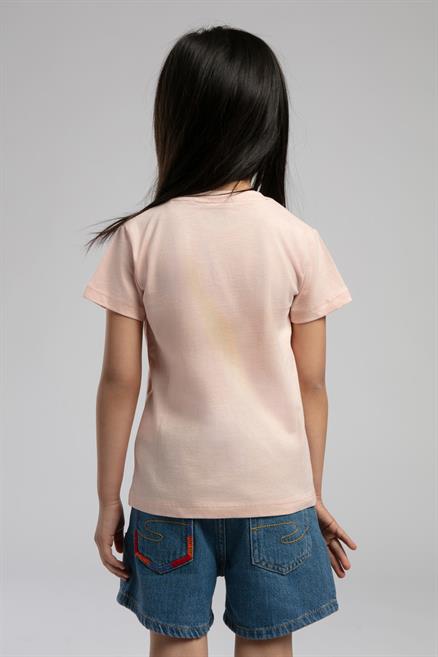 Imelda Kız Çocuk T-Shirt Pudra