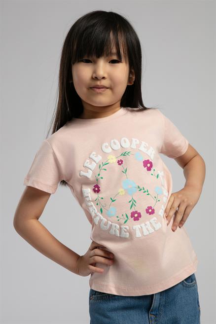 Imelda Kız Çocuk T-Shirt Pudra