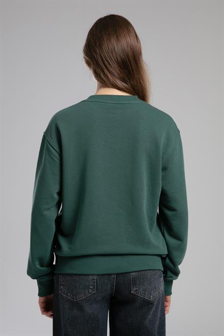 Iona Kadın O Yaka Sweatshirt Zümrüt