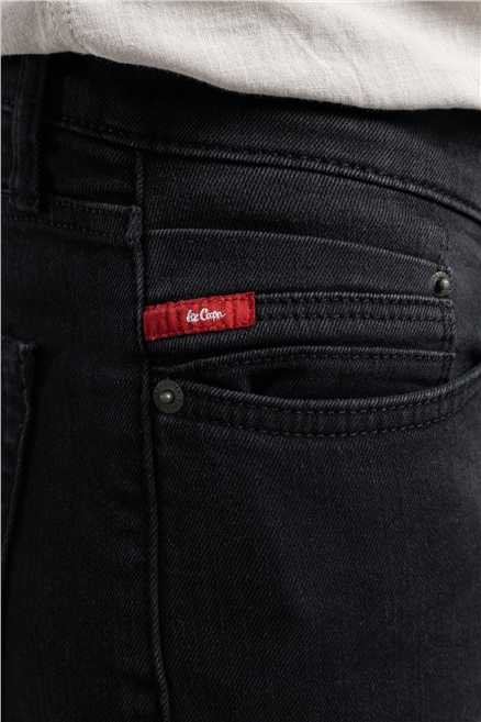 Jack Erkek Slım Dar Kesim Yüksek Bel Dar Paça Jean Pantolon Siyah