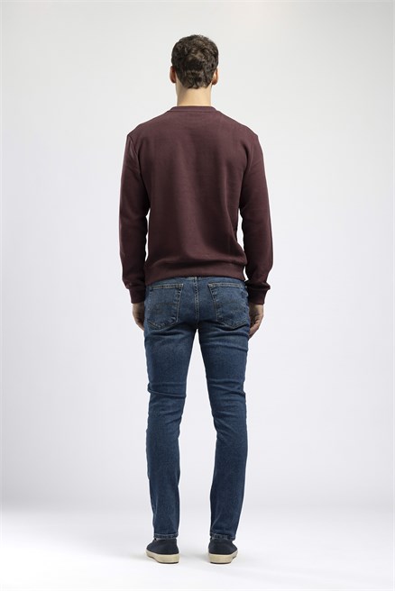 Jack Erkek Slim Yüksek Bel Dar Paça Jean Mavi