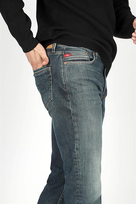 Jack Erkek Slım Dar Kesim Yüksek Bel Dar Paça Jean Pantolon Mavi