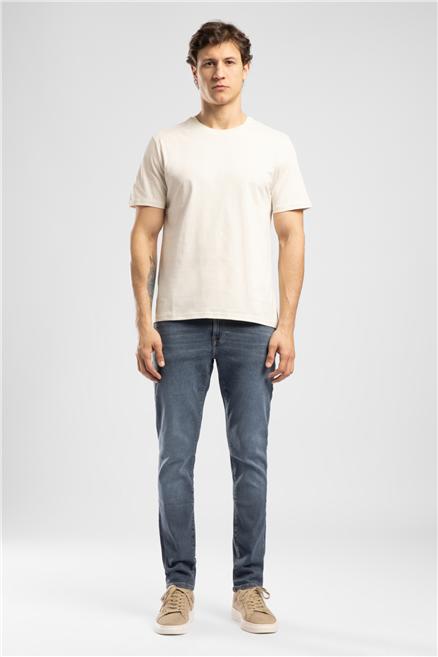 Jack Erkek Slim Fit Jean Pantolon Mavi