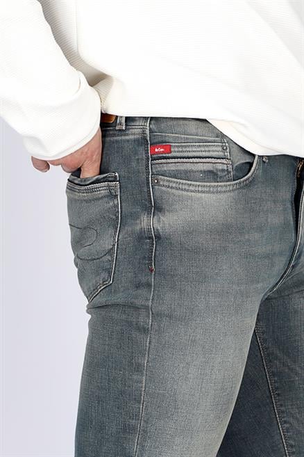 Jack Erkek Slım Dar Kesim Yüksek Bel Dar Paça Jean Pantolon Yeşil