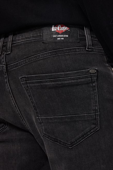 Jack Erkek Slım Dar Kesim Yüksek Bel Dar Paça Jean Pantolon Gri