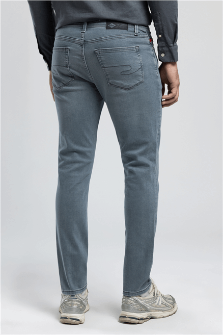 Jack Erkek Slim Fit Pamuklu Jean Pantolon Mavi