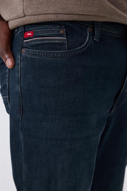 Jack Erkek Slım Dar Kesim Yüksek Bel Dar Paça Jean Pantolon Mavi