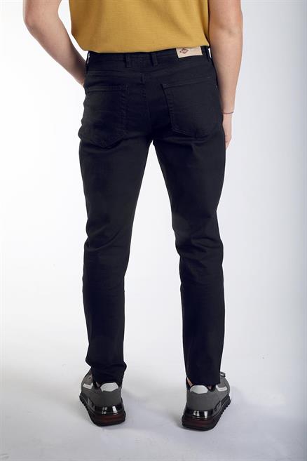 Jack Erkek Slım Dar Kesim Yüksek Bel Dar Paça Jean Pantolon Siyah