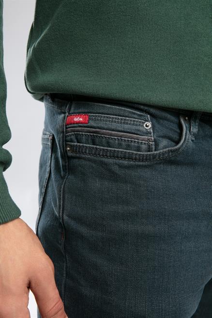 Jack Erkek Slım Dar Kesim Yüksek Bel Dar Paça Jean Pantolon Mavi