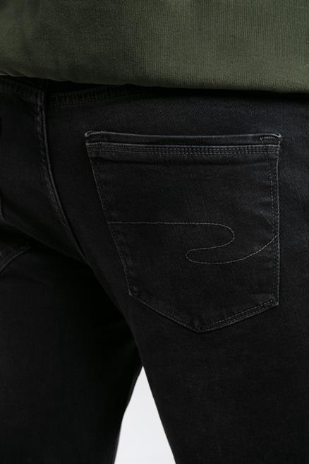 Jack Erkek Slım Dar Kesim Yüksek Bel Dar Paça Jean Pantolon Gri